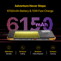 UMIDIGI BISON X10 PRO Smartphone NFC wersja globalna 6.53 "HD + IP68 IP69K 4GB 128GB Helio P60 20MP potrójny aparat 6150mAh bateria 3
